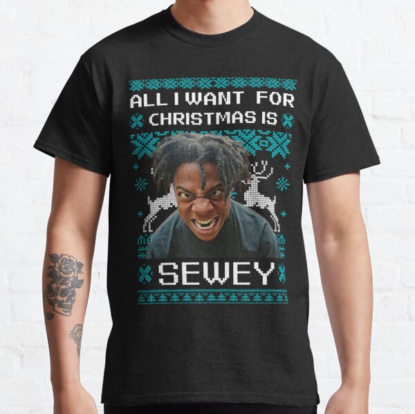 ishowspeed sewey meme funny ugly christmas sweater Classic T-Shirt RB1312 product Offical ishowspeed Merch