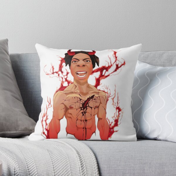 IShowSpeed Throw Pillow RB1312 product Offical ishowspeed Merch
